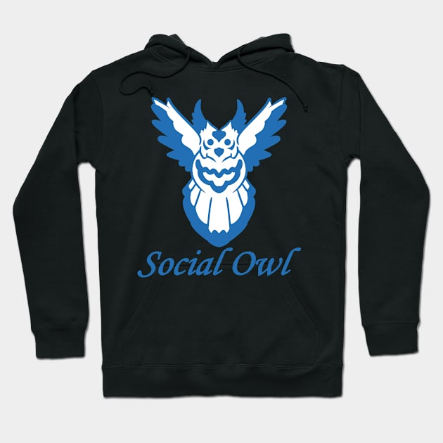 Social Owl Hoodie by SoraLorr